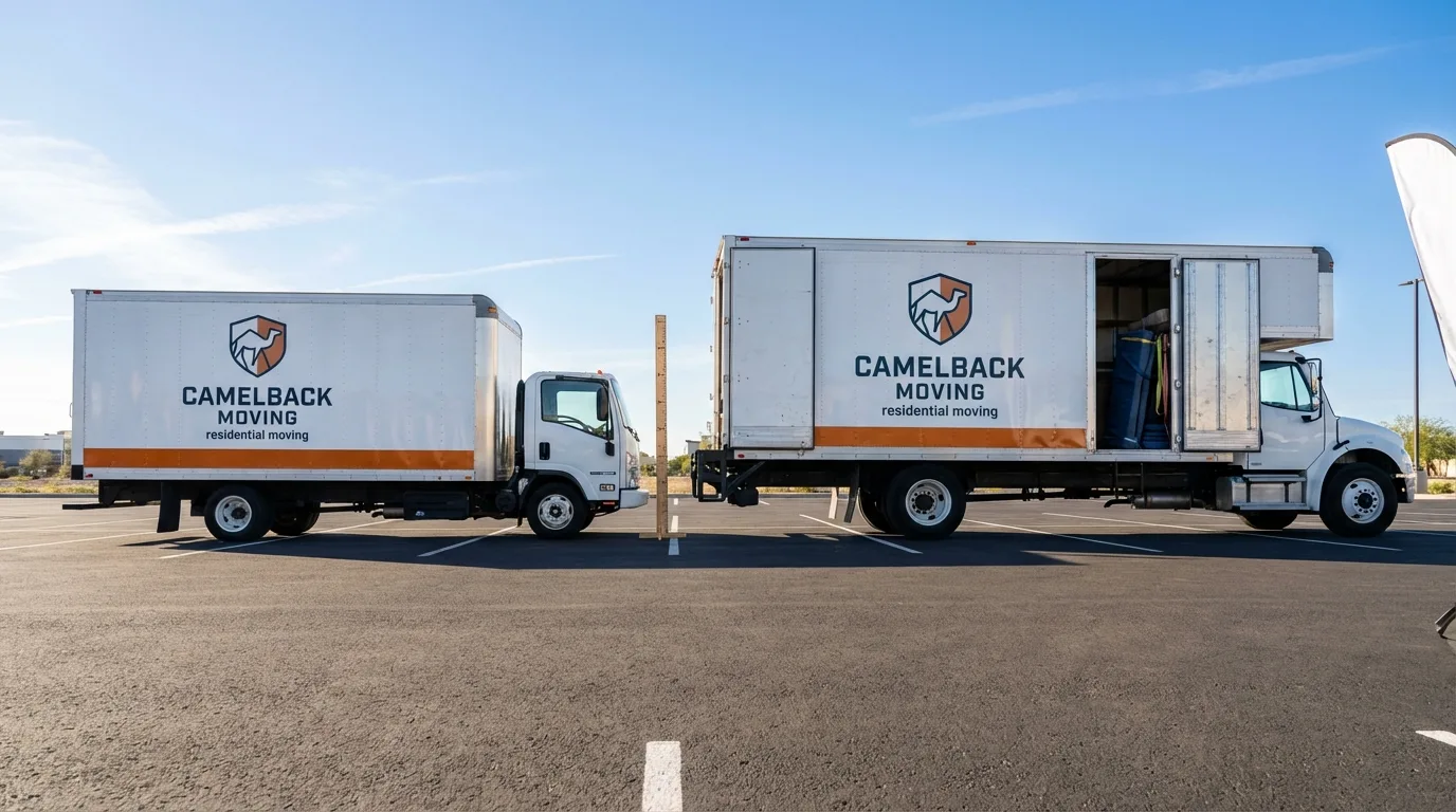 Moving truck size capacity guide in Morrisville